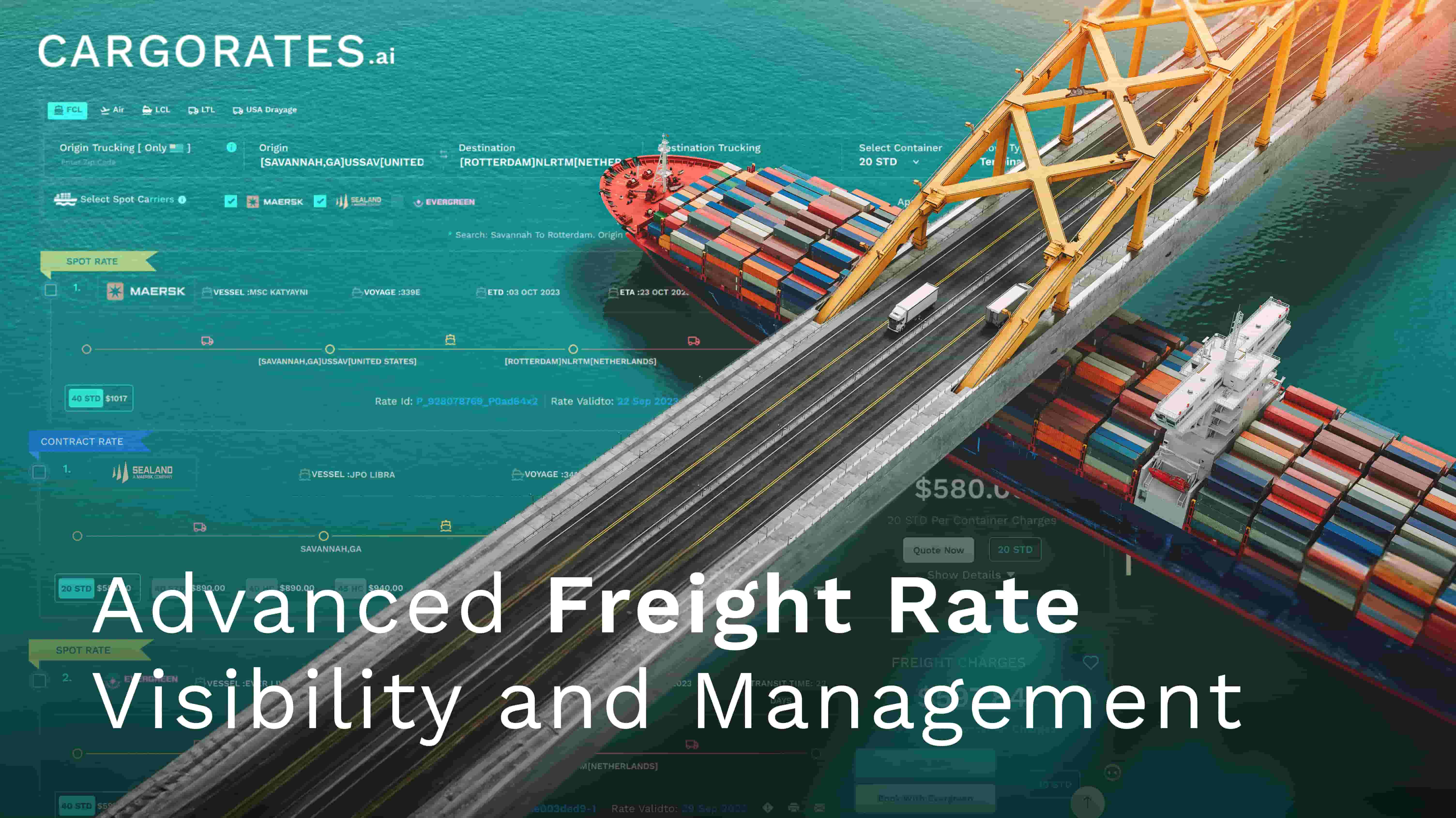 Advanced Freight Rate Visibility and Management Platform